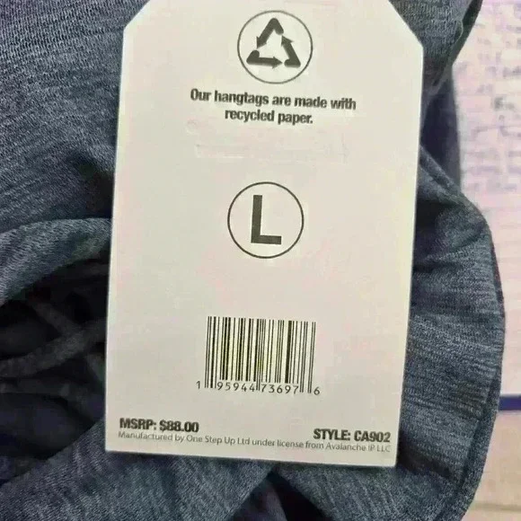 Avalanche Women's Gray Sleeveless Moisture Athletic Tank Dress,Size L NWT - Picture 6 of 7